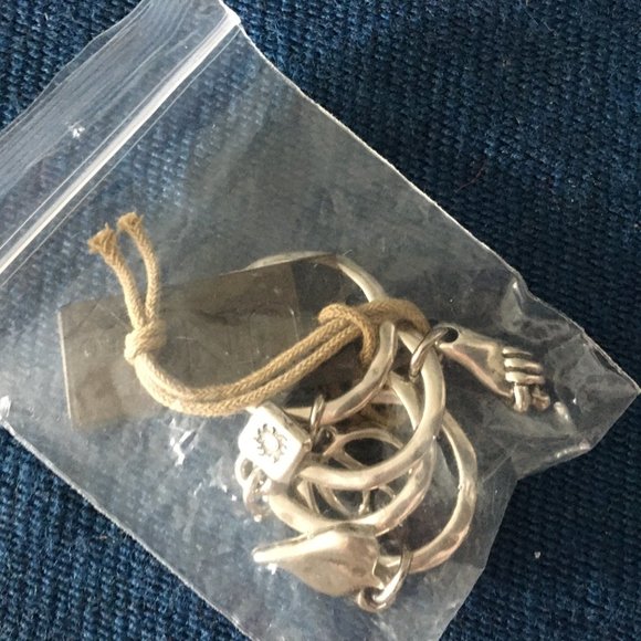 Uno de 50 multiple ring stack silver - Picture 9 of 9